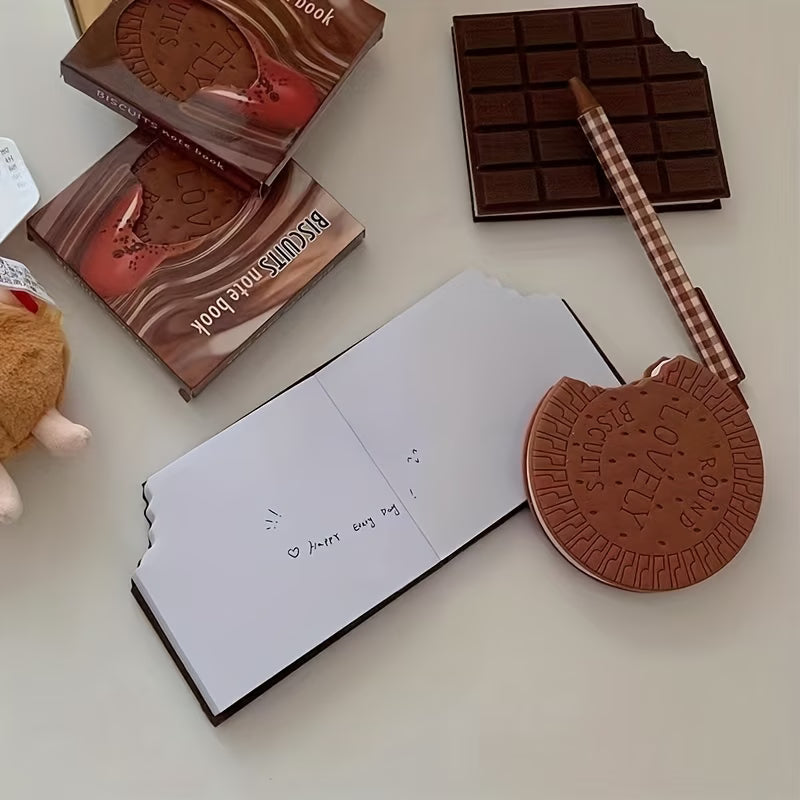 Biscuits Chocolate flavored Scented Diary Notebook