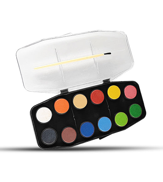 Fatih 50035 Water Color With Brush – 12 Colors