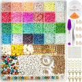 24 Colors 24000 PCS Glass Seed Beads for Jewellery Making,