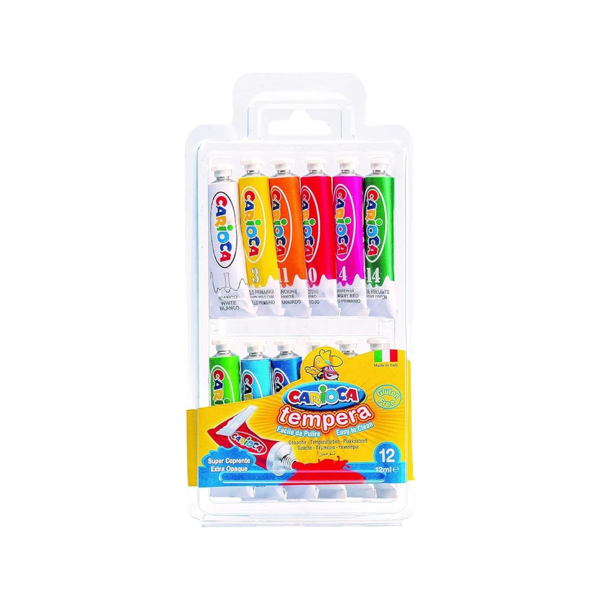 Carioca tempera gouache 12 tubes