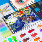 Kalour Premium Professional Colored Pencil Set with Canvas Bag 120-Pieces