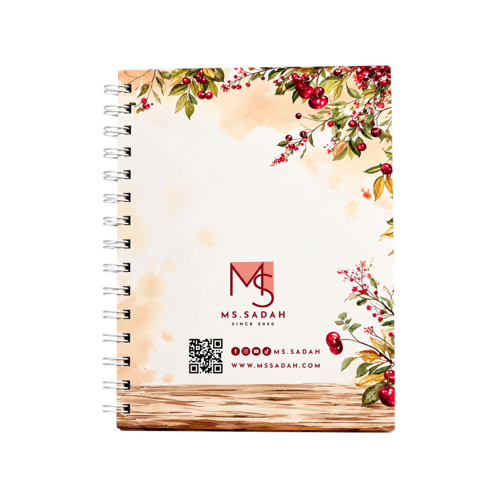 220 Sheets  Nuqta Agenda –  2027 | Cherry Season