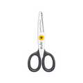 Elite Stationery House Oulo kids safety scissors with white decorative blades and grey ergonomic plastic handles