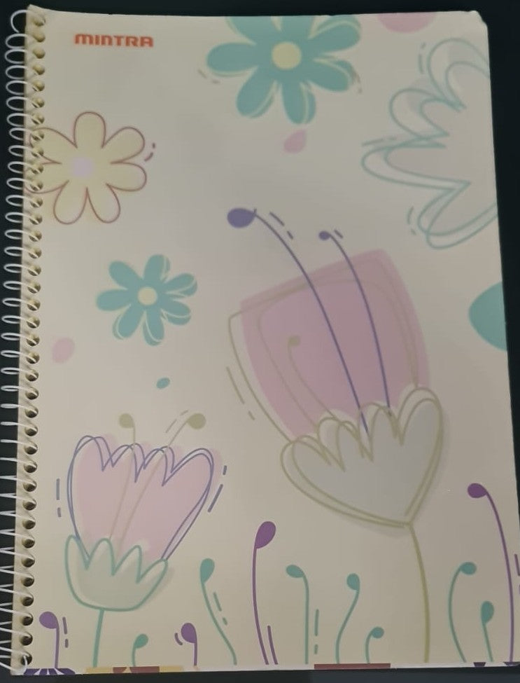 University Notebook Wire 80 Paper Lined 70g  Colored Paper