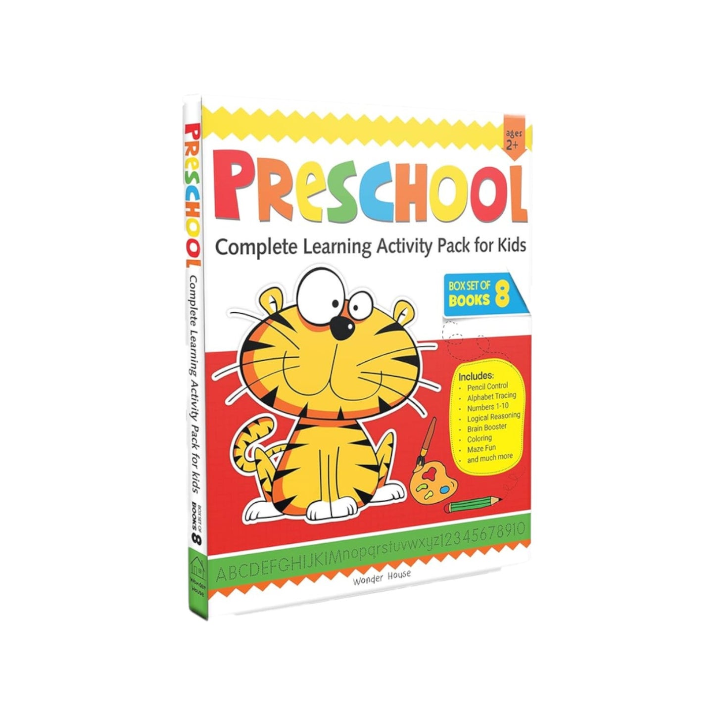 Preschool Complete Learning Activity Pack For Kids (Box Set of 8 Books)