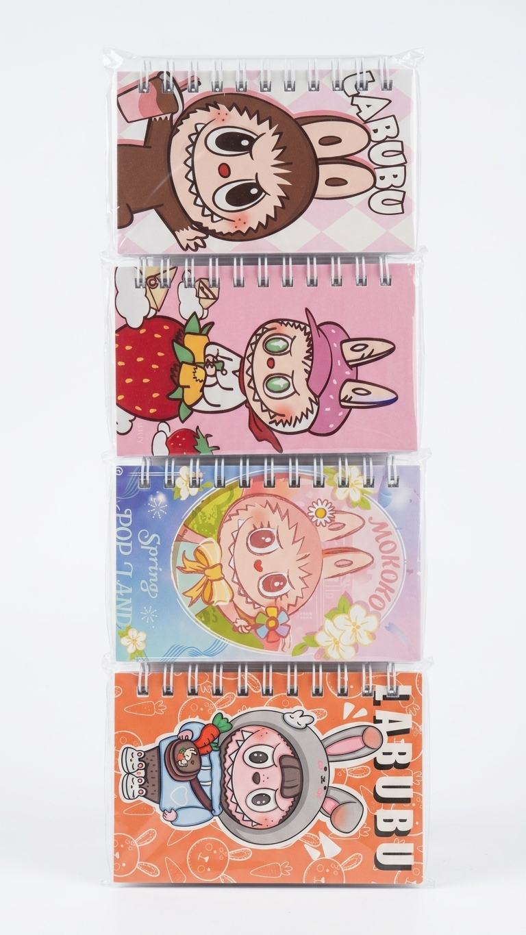 Mini Spiral Notebooks – Set of 4