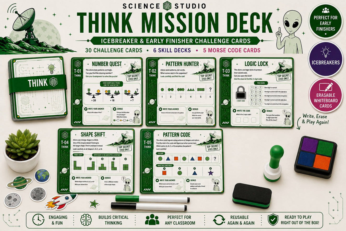 Icebreaker & Early Finisher Challenge Cards