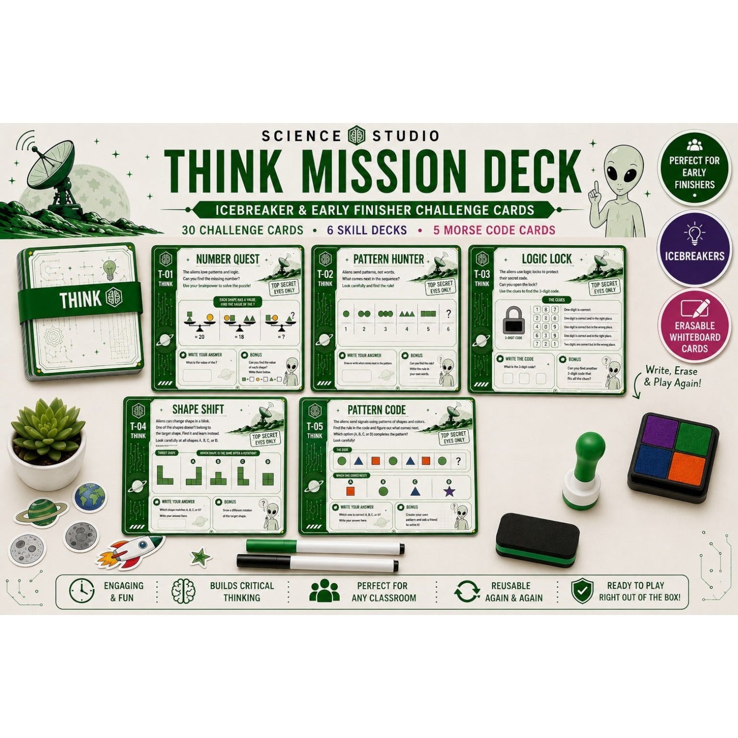Icebreaker & Early Finisher Challenge Cards
