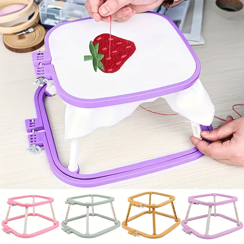 Adjustable Standing Punch Needle Embroidery Hoop Frame