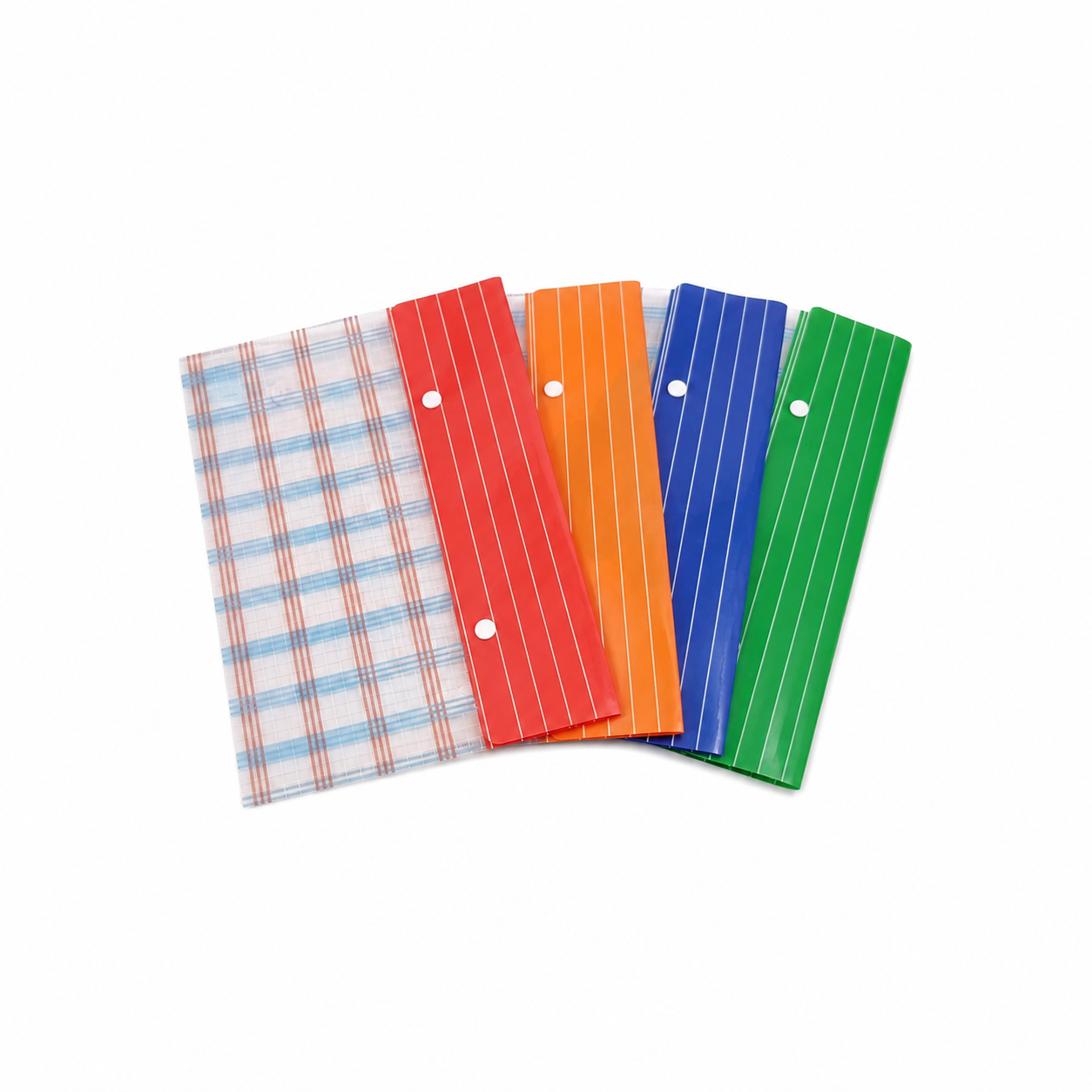 A4 Plastic Document Folder with Snap Button