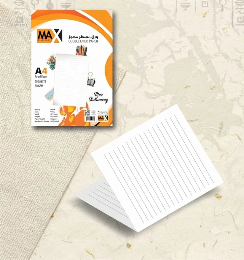 Single lined paper -Size A4  -50 Gm
