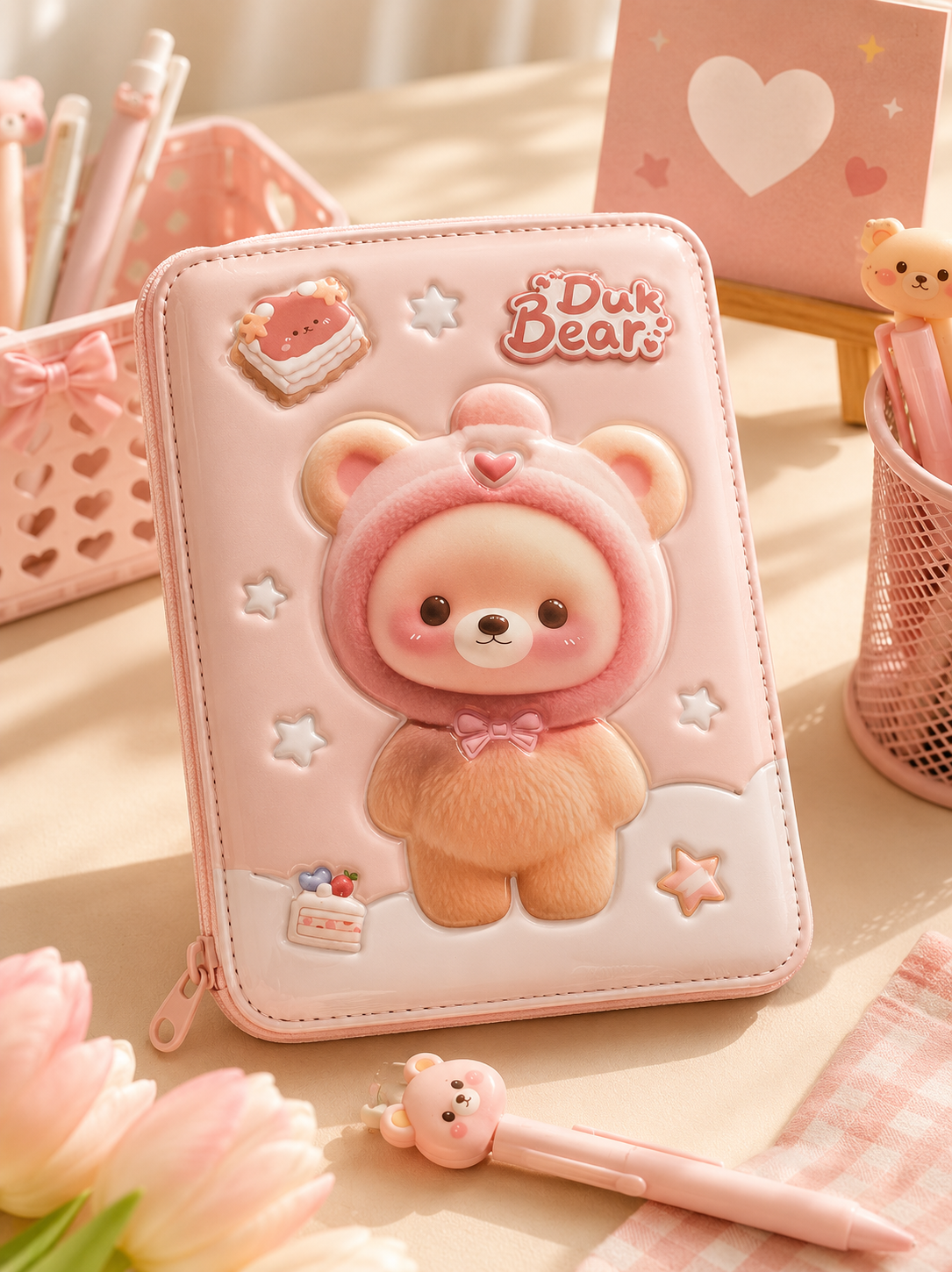3D Squishy Notebook 17x12.5 cm - 132 Sheets