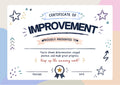 Certificate Of Improvement - Pack of 20