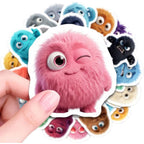50 pcs Personalized Emotion Monster Cartoon Stickers