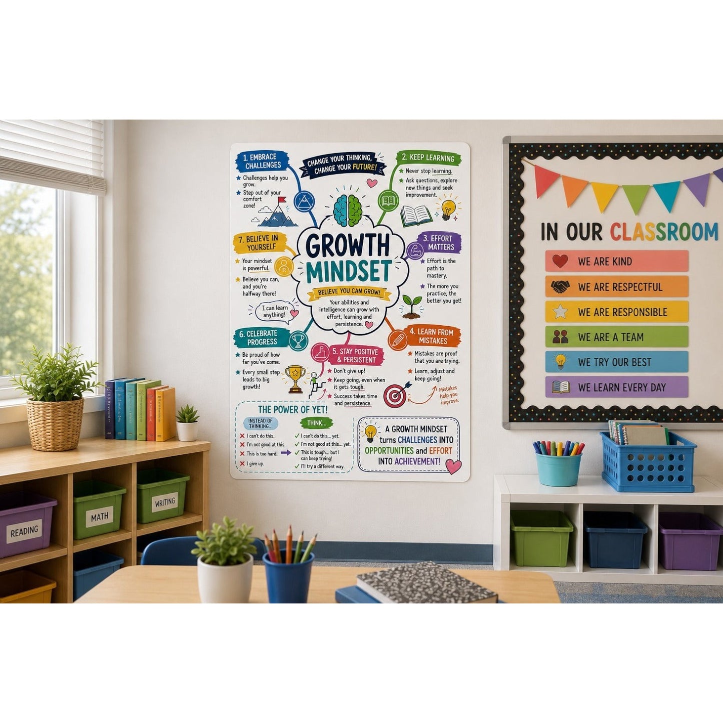Growth Mindset Classroom Poster