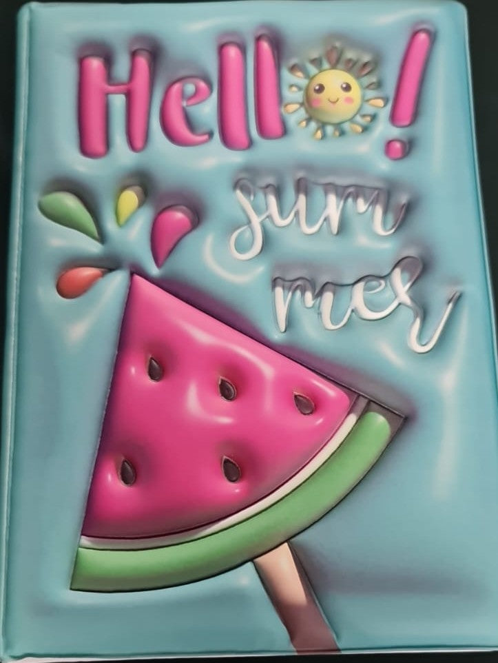Hello Summer Squishy Notebook