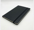 Notebook A5 - Cream Paper - Soft Leather - Black Cover No.5803-22