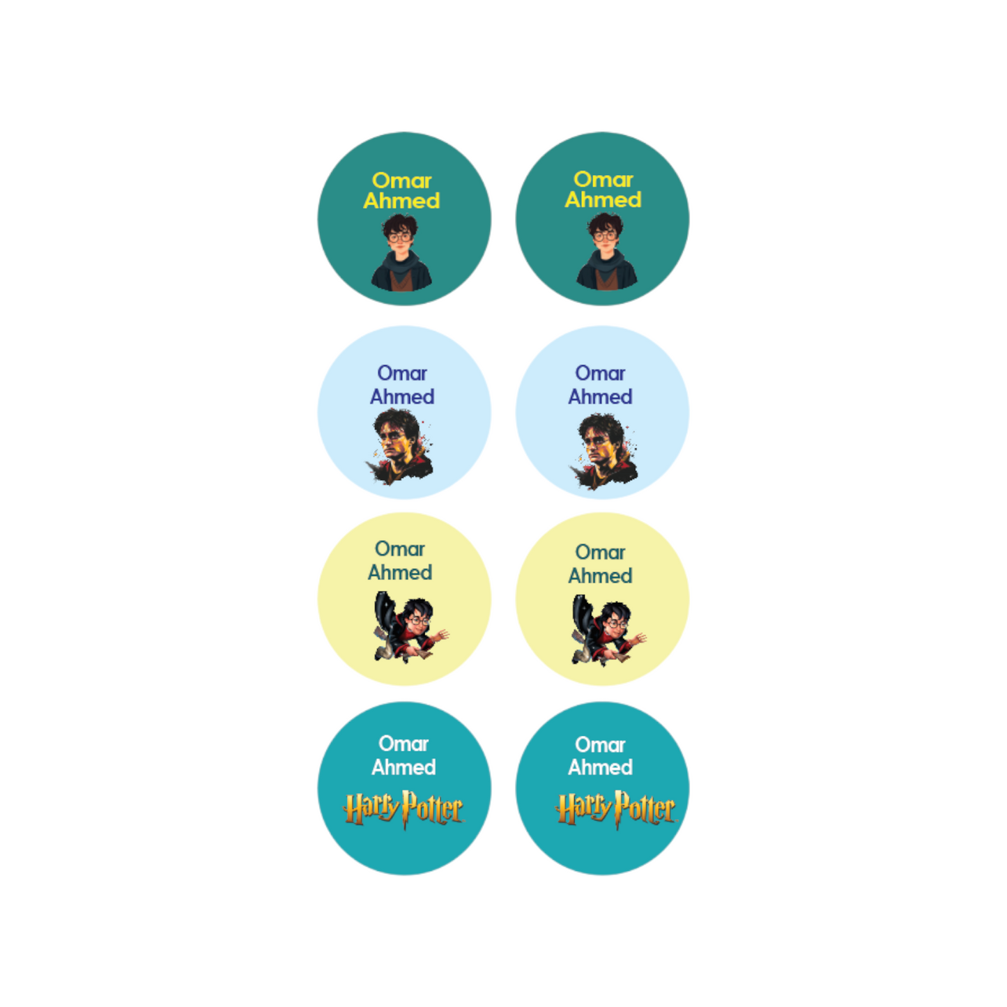 Harry Potter Name Tag