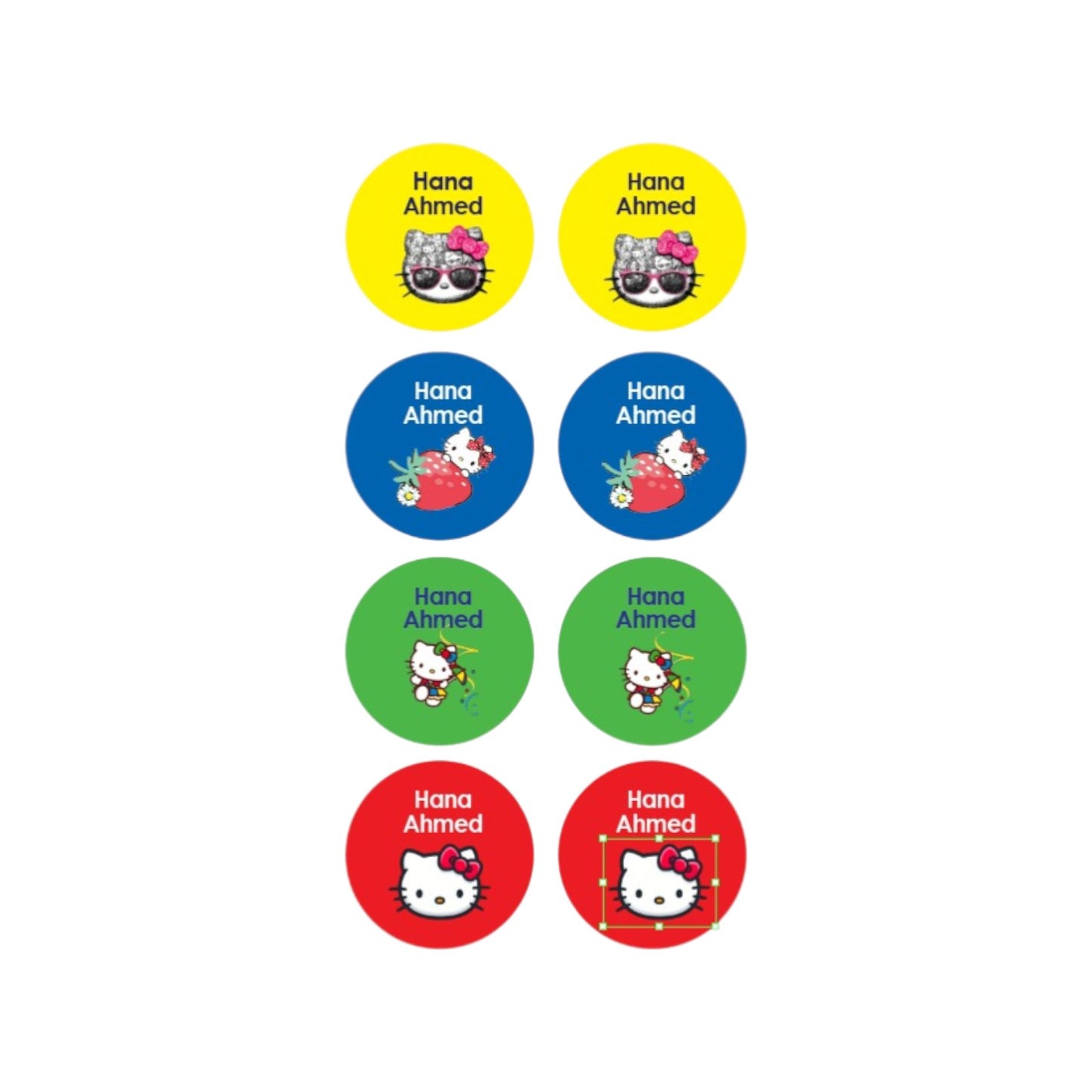 Hello Kitty  Name Tag