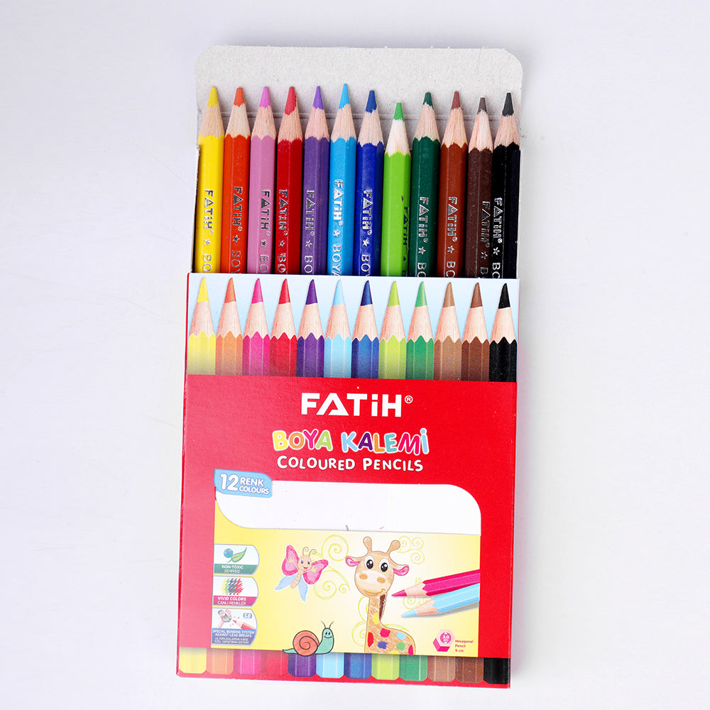 Fatih 33012 Short color pencil – Set of 12 colors