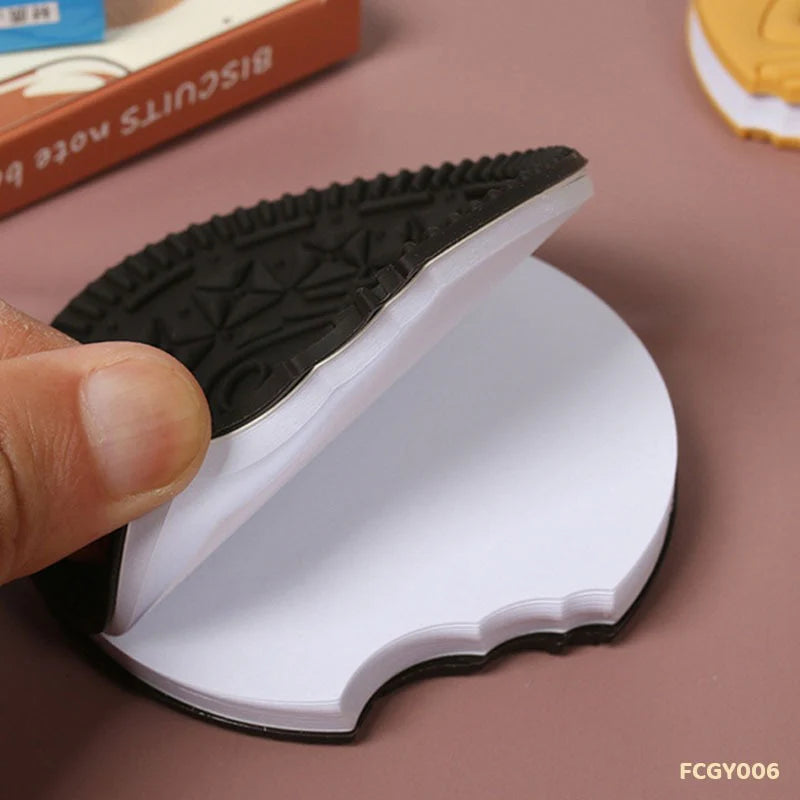 1pc Scented Cookie Chocolate Notebook Memo Pad Mini Notepad