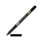 Elite Stationery House DOLLAR Pointer 0.3mm fine line fineliner pen with a sleek black barrel and matching cap