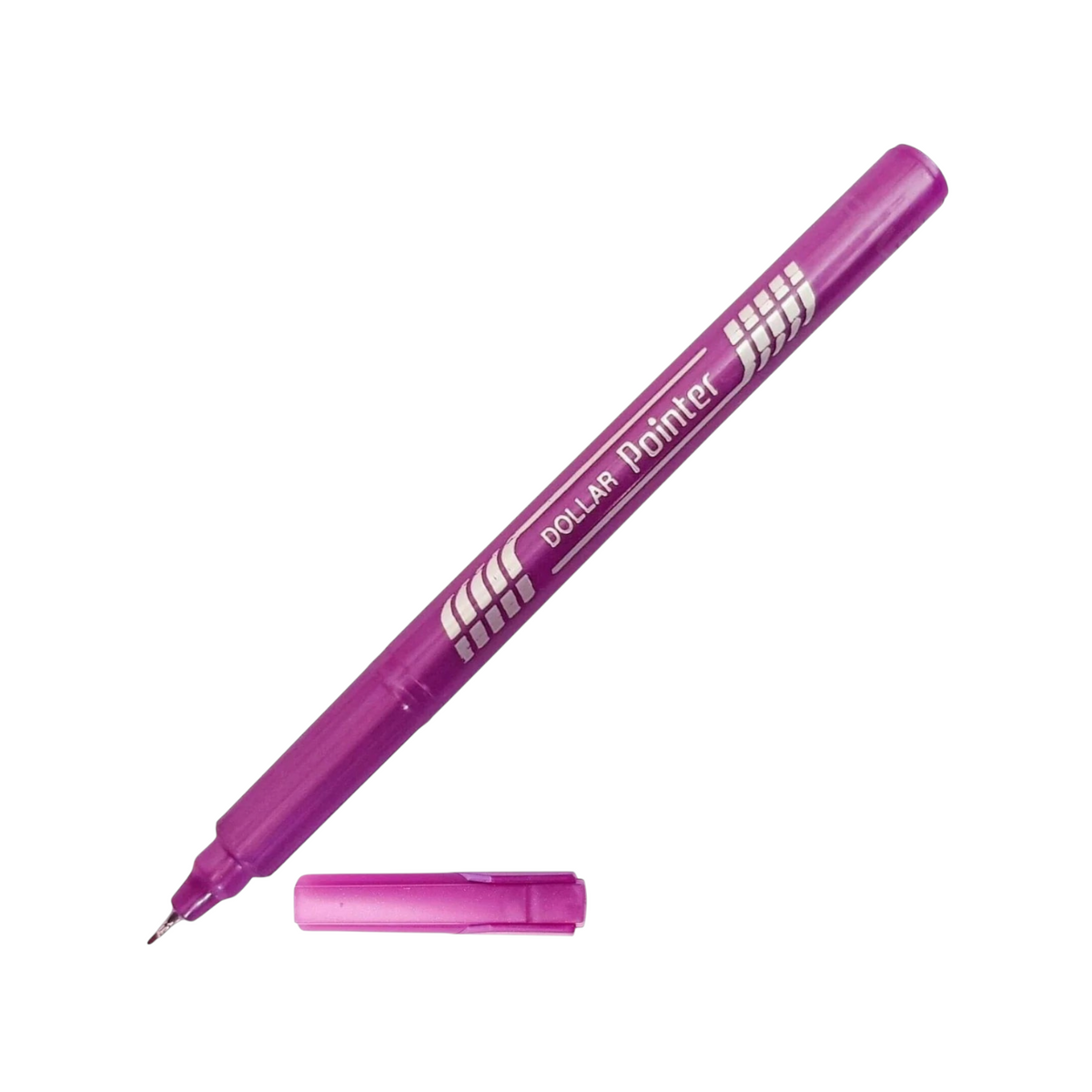 Elite Stationery House DOLLAR Pointer purple fine line fineliner pen with 0.3mm tip for smooth writing