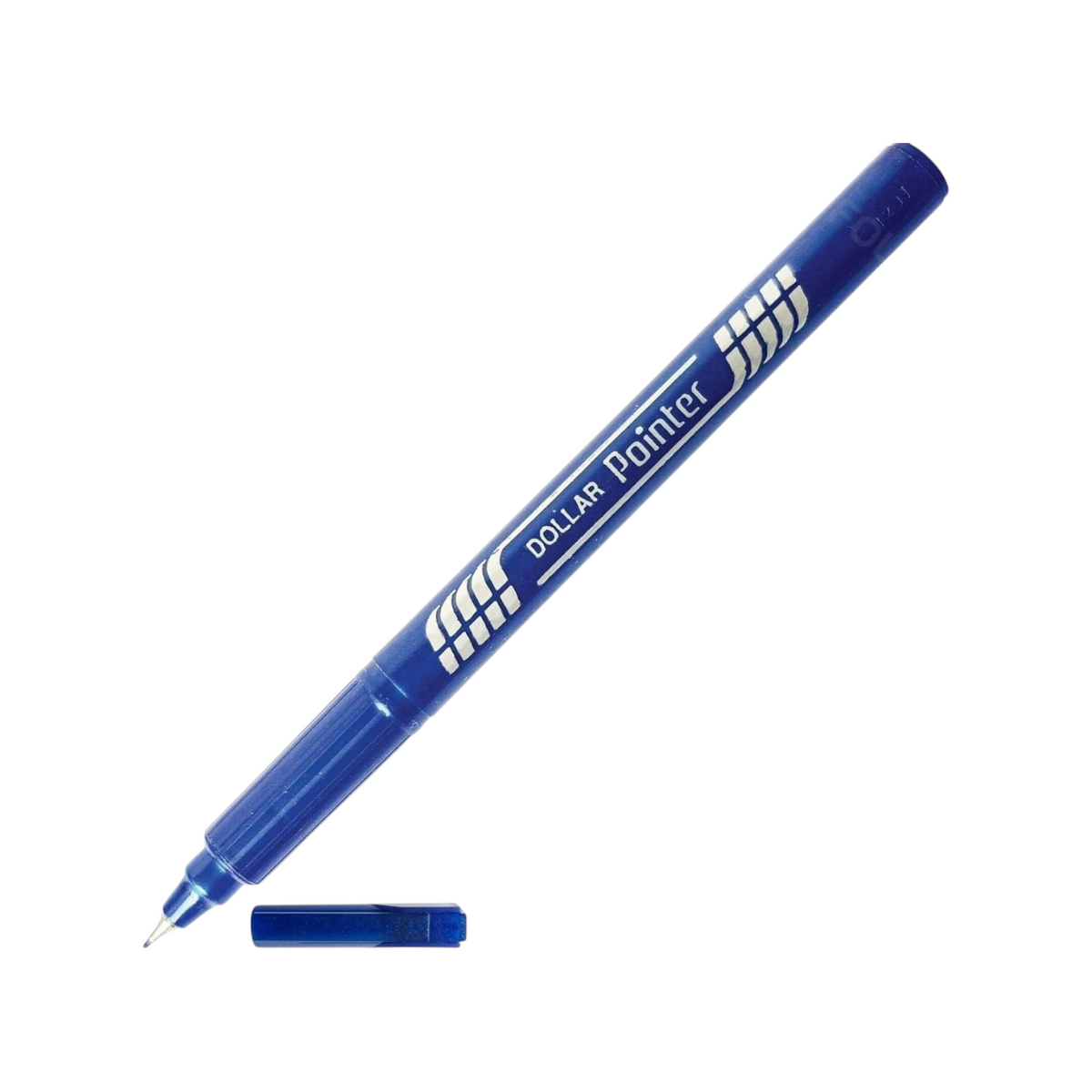 Elite Stationery House DOLLAR Pointer blue fineliner pen with a 0.3mm fine tip for smooth writing and note taking.
