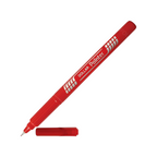 Elite Stationery House DOLLAR Pointer fine line fineliner pen in red with a 0.3mm tip for smooth writing