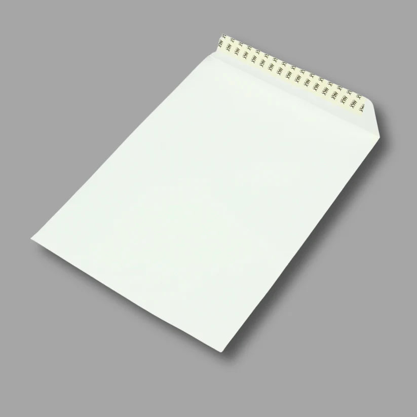 50 Packs  Self-adhesive envelope -Plain - Size C4 229 mm x 324 mm