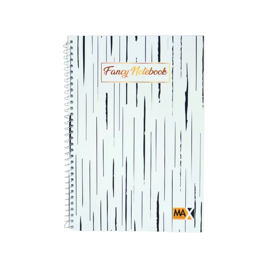 60 Sheets Wire-Bound Notebook Fancy Style– A4 – Lined