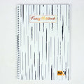 60 Sheets Wire-Bound Notebook Fancy Style– A4 – Lined