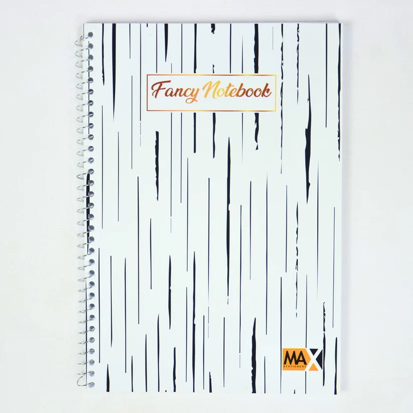 60 Sheets Wire-Bound Notebook Fancy Style– A4 – Lined