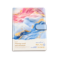 80 Sheets SIMBA A5 Hard Cover Magnetic Closure – Scroll and Mountain