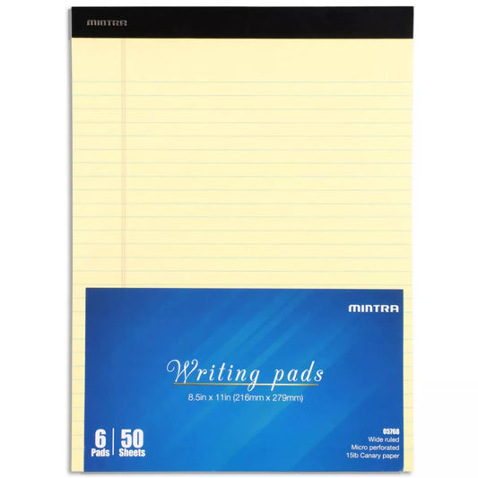 Notepad Pin 50 lined paper White  A4  Mintra (Copy)