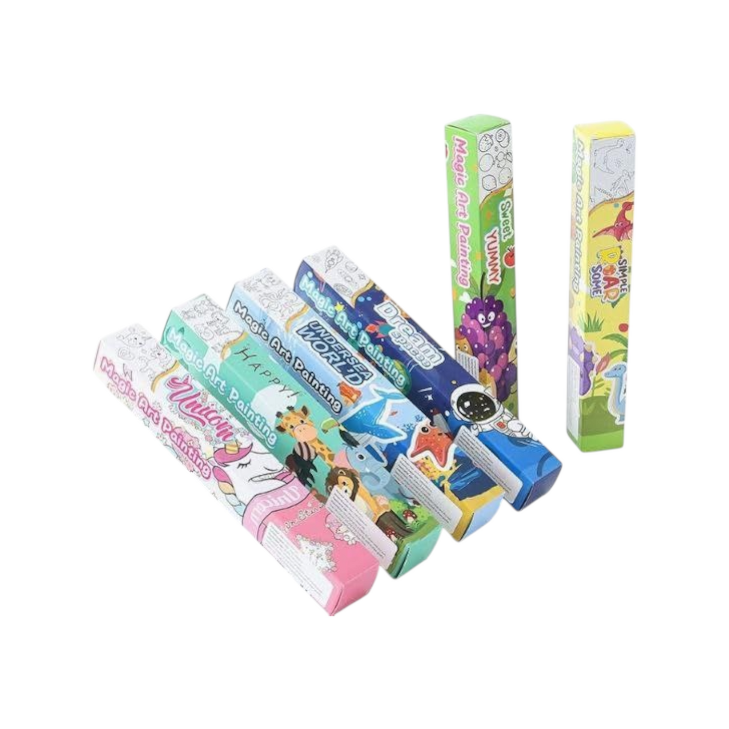 Wall Collage Kit with Coloring Paper, Glue and Drawing Sheets for Kids 3m