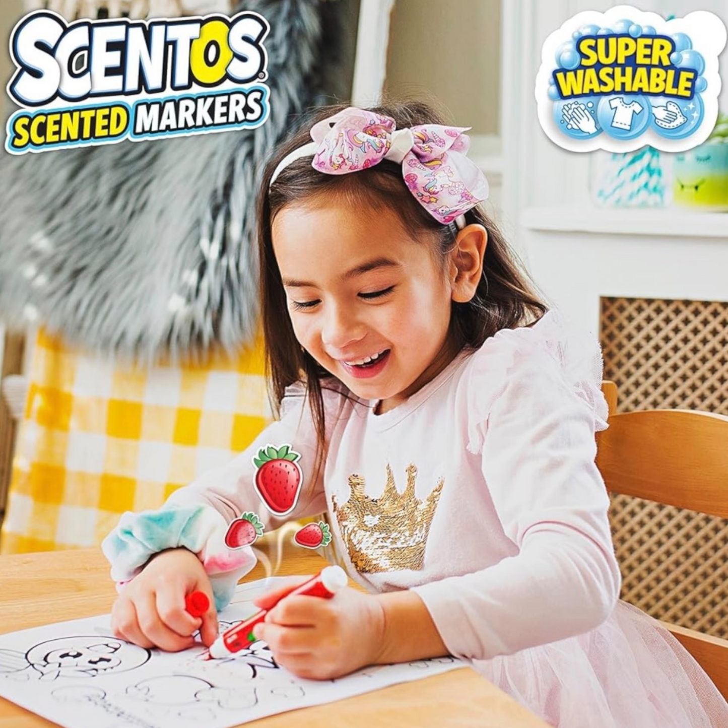 SOENILS Color Washable Marker Set Scented 18/24 Pcs