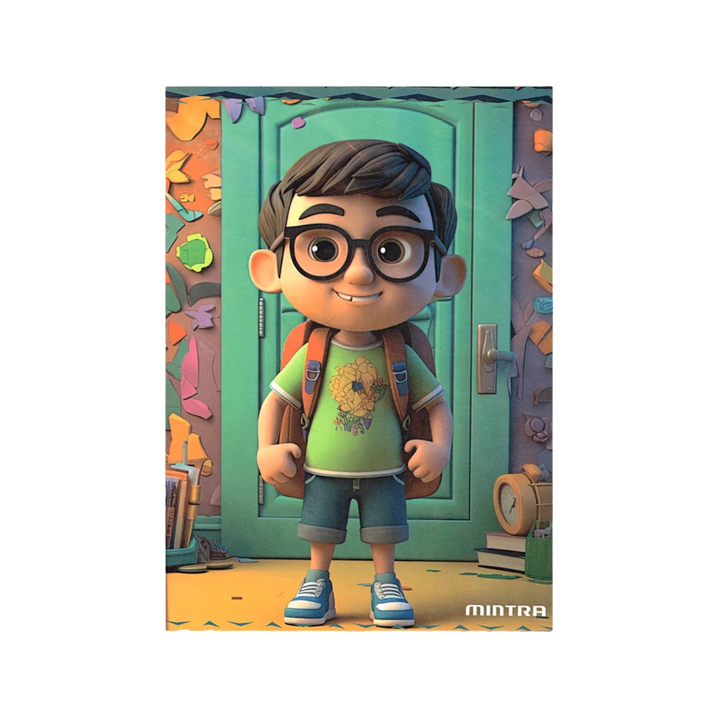 80 Sheets Mintra Stapled Lined Notebook  A4