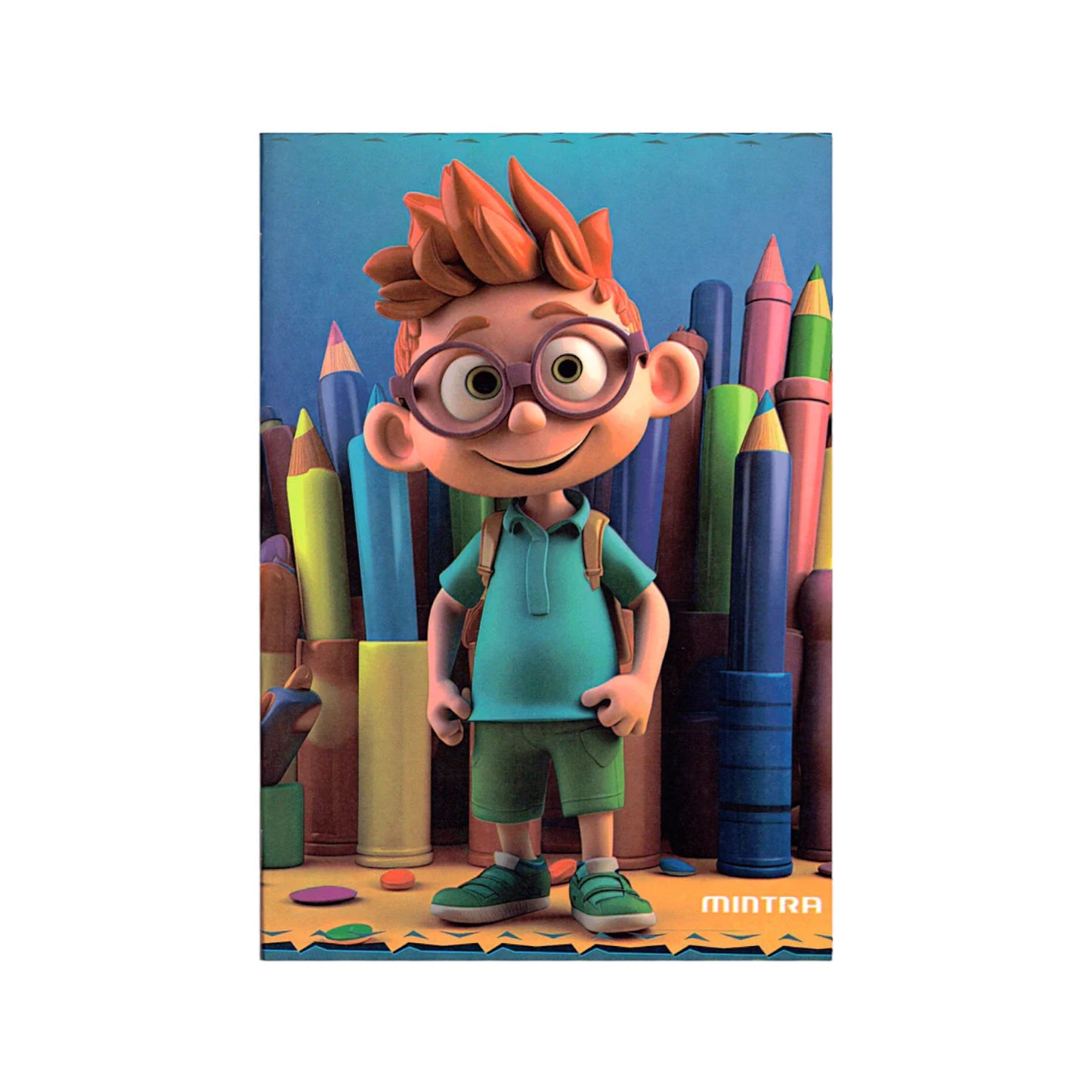 80 Sheets Mintra Stapled Lined Notebook  A4