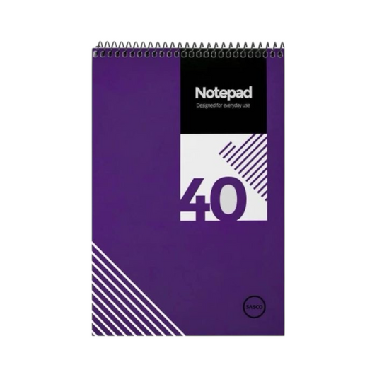 Notebook, Lined ,40 Sheets, A4 Sasco-Classic