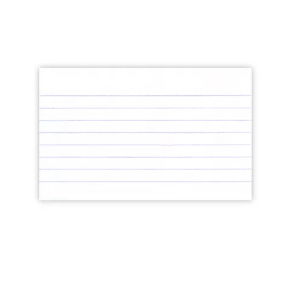 Yassin Ruled Lined White Index Cards Pack of 100