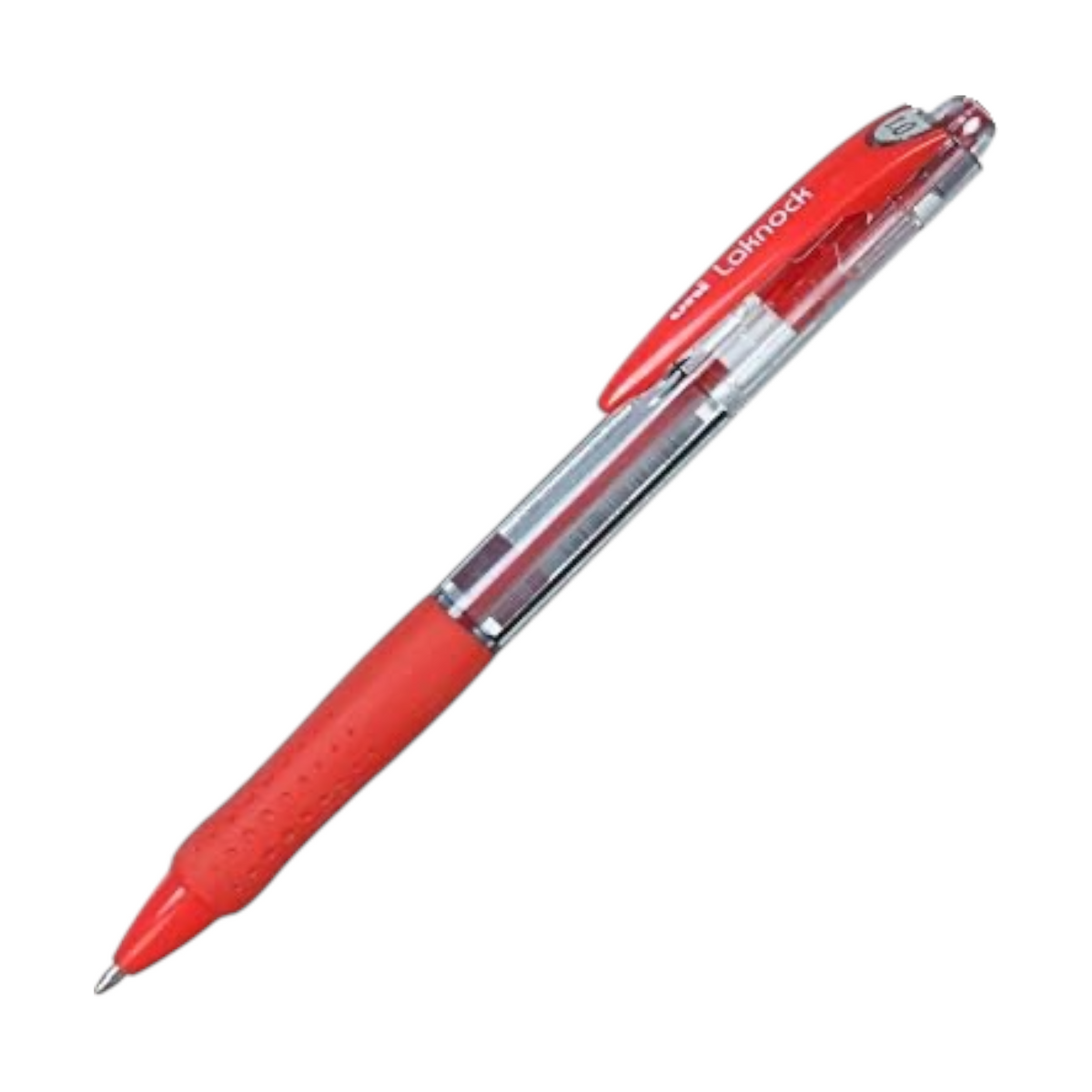 uni-ball Laknock SN100 Ballpoint Pen - 1.0 & 0.7 mm - Red