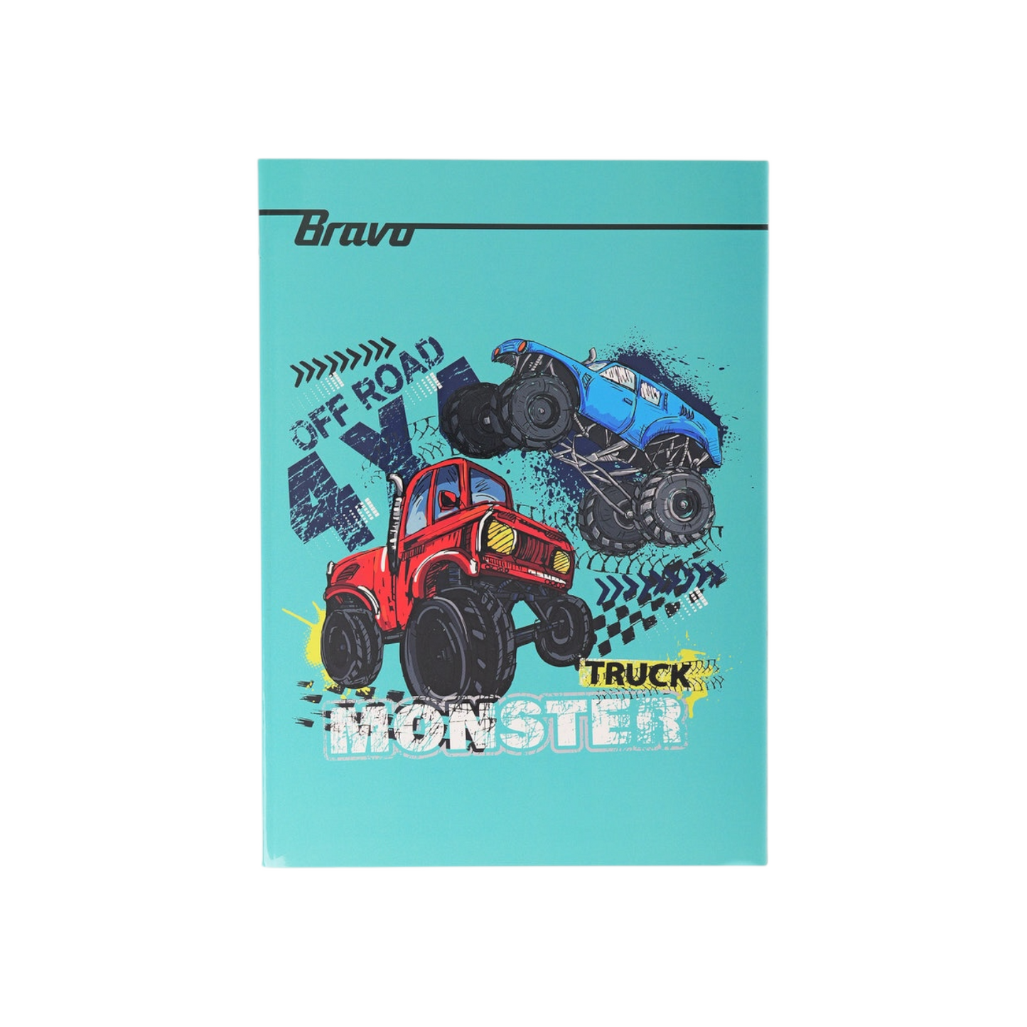 100 Sheets Bravo Stapled Lined Notebook A4