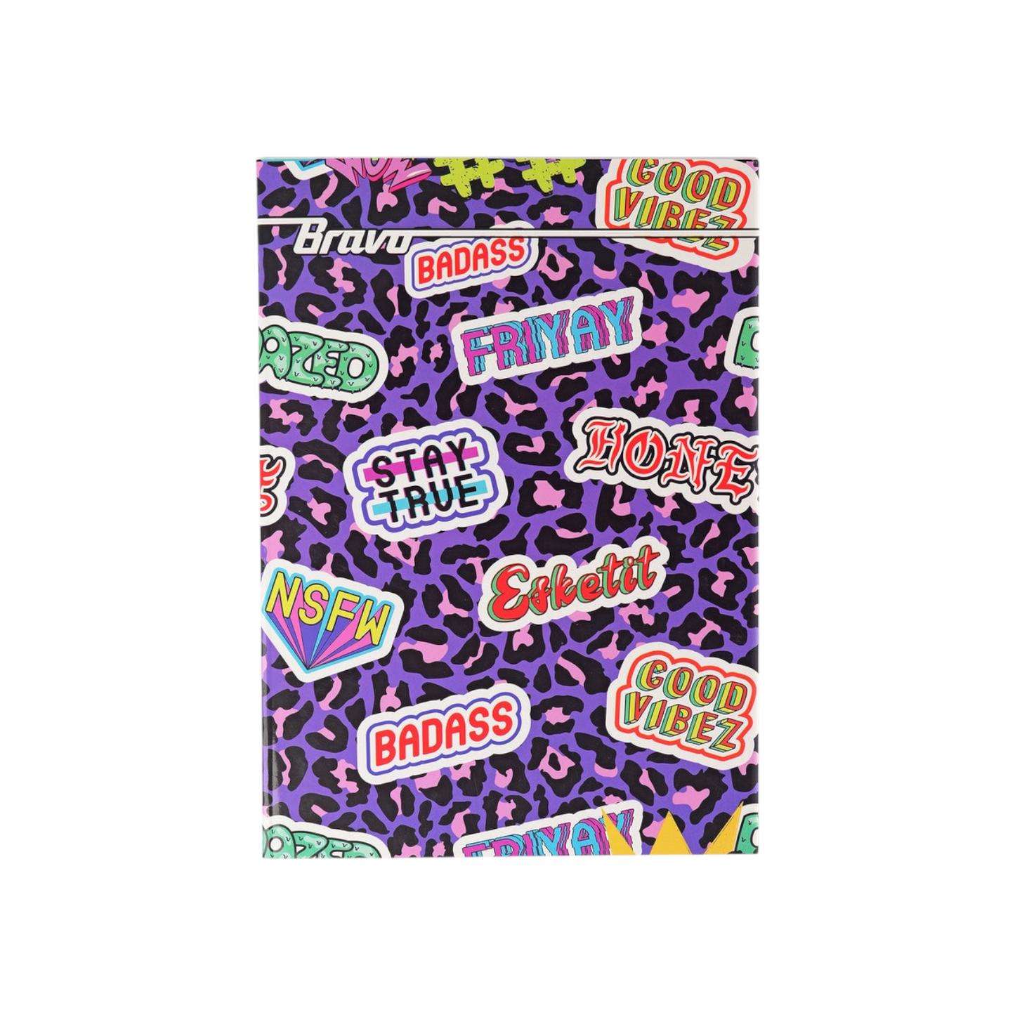 100 Sheets Bravo Stapled Lined Notebook A4