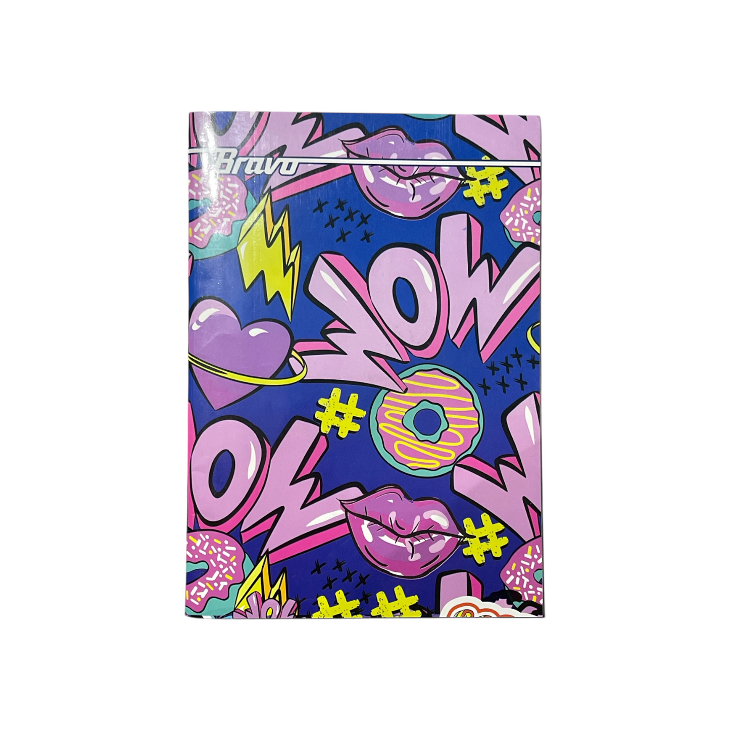 100 Sheets Bravo Stapled Lined Notebook A4