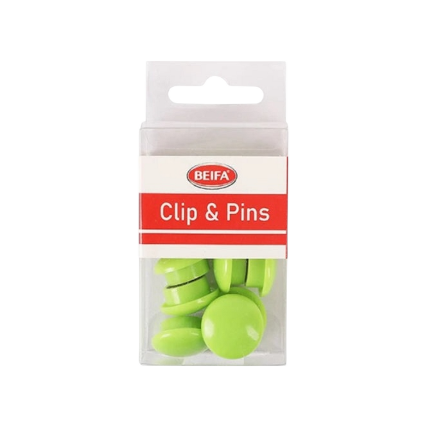 Beifa Round Whiteboard Magnet – 2 cm, Card of 10 Pieces