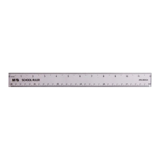 M&G ARL960G4 Plastic Ruler 30cm