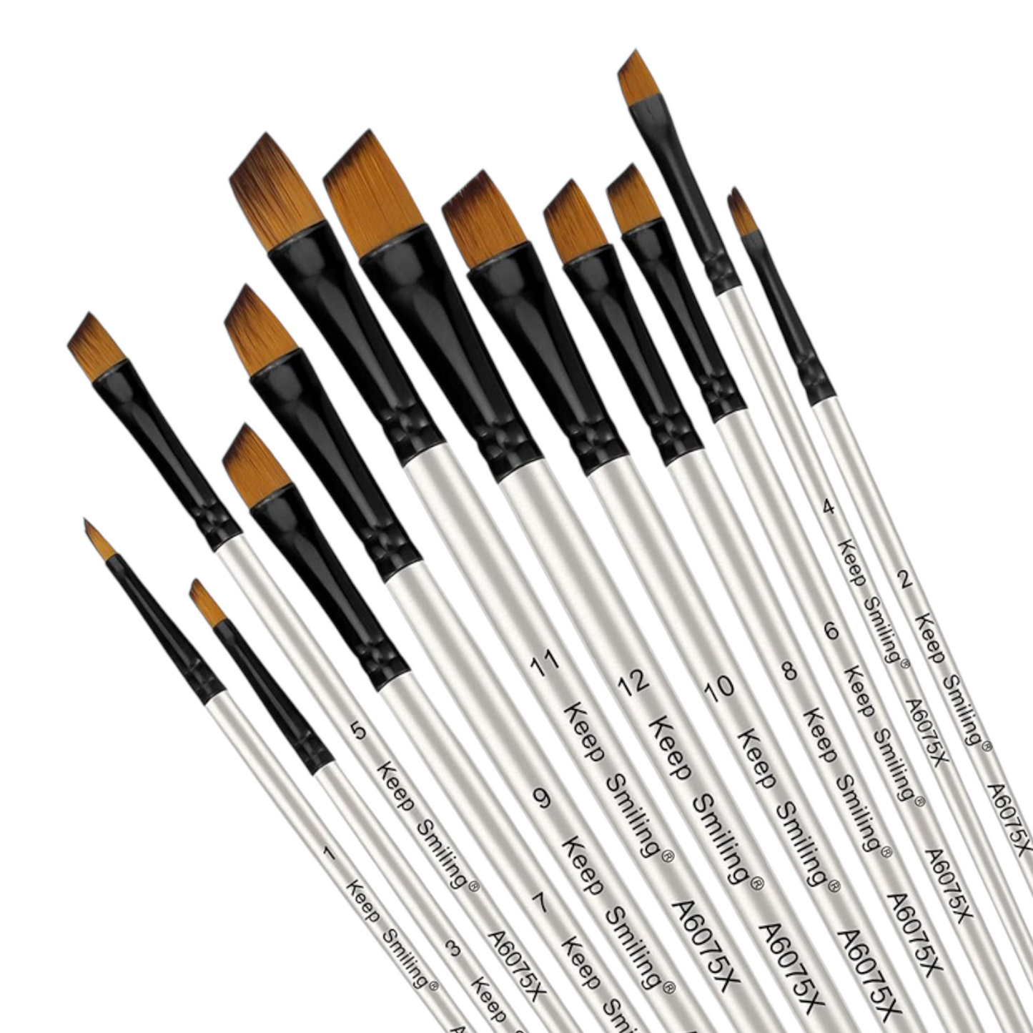 Keep Smiling Round Brushes Set of 10 (A6075X)
