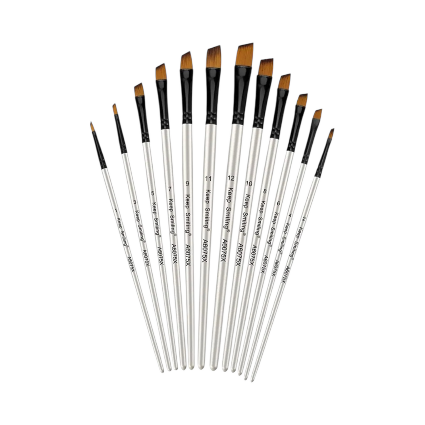 Keep Smiling Round Brushes Set of 10 (A6075X)