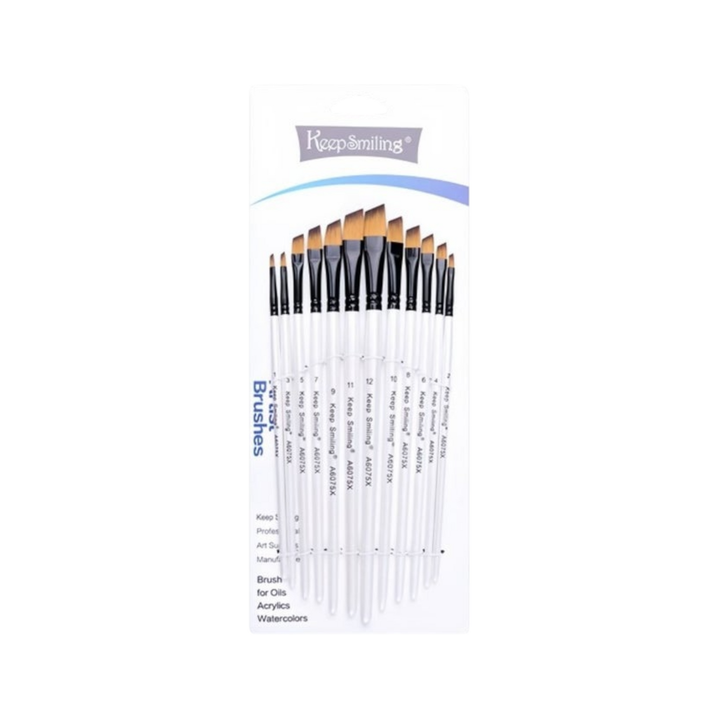 Keep Smiling Round Brushes Set of 10 (A6075X)